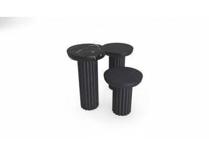 Tavolino soggiorno design di lusso in nero, novità