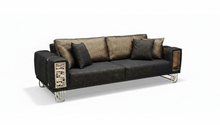 Divano 3 posti Design Divani Divani Divano 3 posti Tessuto Moderno Nuovo