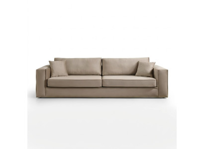 Mobili di design Moderno Divano a 3 posti Soggiorno Lusso beige 235cm Divani