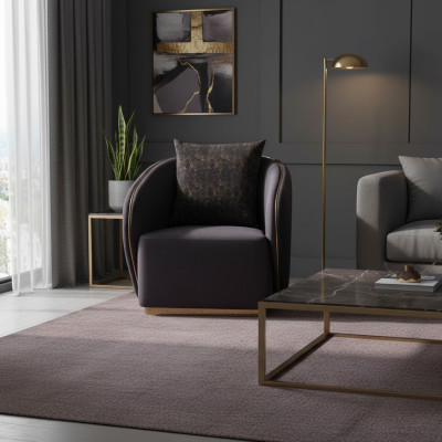 Design Poltrona Lounge - Mobili Perfetti Sedie Tessuto Imbottitura Sitz Luxury Nuovo