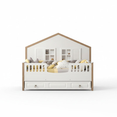Cornice letto per la camera dei bambini perfetta Mobili per la camera dei bambini Legno chiaro Novità