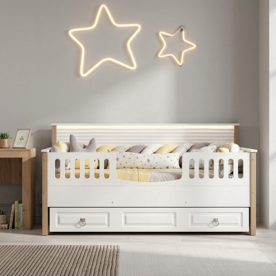 Perfetto letto per bambini mobili per bambini bianchi set moderno per bambini nuovo