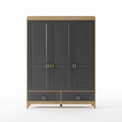 Armadio in legno grigio Design armadi camera dei bambini Rimozione