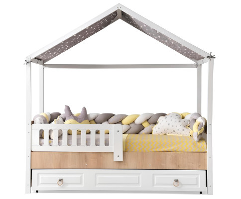 Set camera da letto per bambini moderna Letto Armadio Scrivania Luminosa 3 pezzi Nuovo
