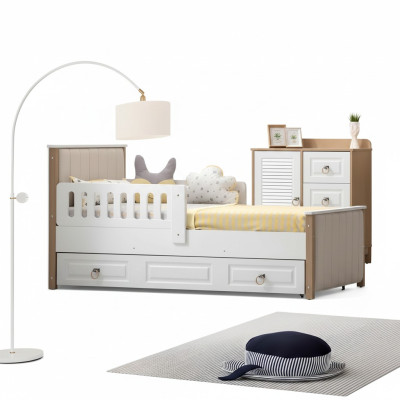 Struttura letto per bambini 200 cm Letto per bambini Strutture letto in legno bianco