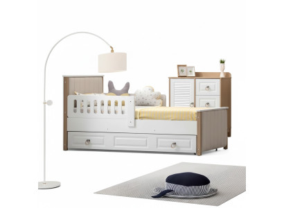 Struttura letto per bambini 200 cm Letto per bambini Strutture letto in legno bianco