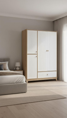 Stiloso armadio bianco in legno design armadio cameretta mobili rimozione