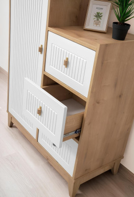 Lussuoso armadio bianco in legno design armadio novità per la camera dei bambini.