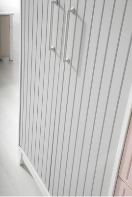 Elegante armadio a tre ante in legno multicolore design camera dei bambini