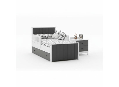 Lettino Camera da letto Bambino Mobili per la cameretta Cornice del letto Legno bianco