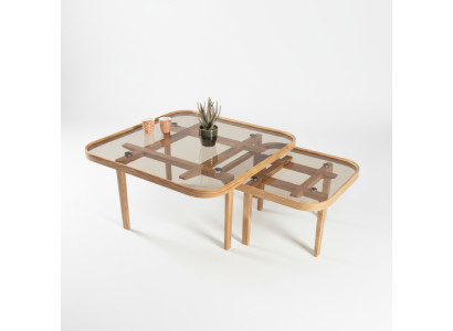 Tavoli in legno moderni Tavolini da salotto di design Tavoli in vetro di lusso