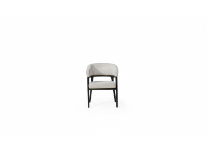 Sedia da pranzo bianco e nero con schienale, sedie da pranzo design nuove.