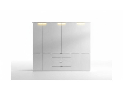 Armadio bianco con 4 cassetti Armadi da camera in legno Mobili