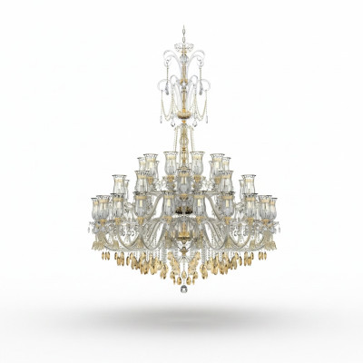 Elegante lampadario in cristallo per soggiorno, progettato per lampadario.