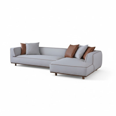 Set divani d'angolo grigi divani divano set grigio divano angolare gruppo divani divani