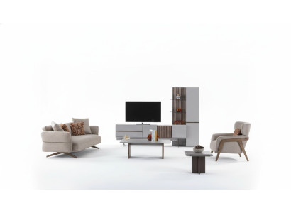 Set soggiorno arredamento completo stanza mobili divano set 5 pezzi.