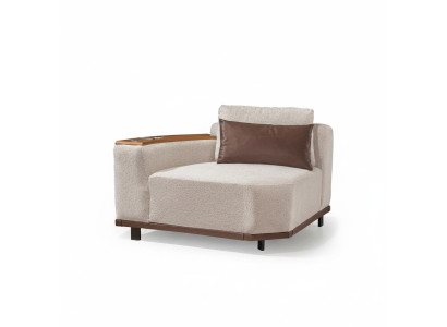 Divano modulare beige Design angolare Divani imbottiti di lusso per soggiorno.