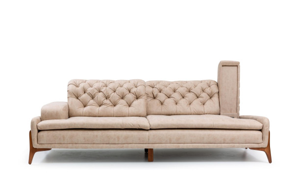 Divano moderno a 3 posti, design beige, stile 240 cm soggiorno beige divani.
