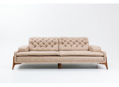 Divano moderno a 3 posti, design beige, stile 240 cm soggiorno beige divani.
