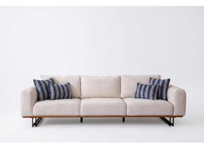 Designer divano a 4 posti Moderno Mobili Colore Bianco in Stile Salotto