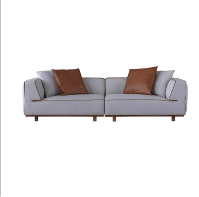 Set da soggiorno di lusso, arredamento completo divano credenza tavolino da salotto 5 pezzi.