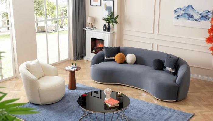 Set soggiorno design divano 2 pezzi. Set divani 3+1 posti