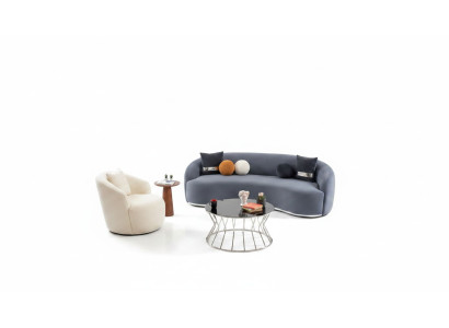 Set soggiorno design divano 2 pezzi. Set divani 3+1 posti