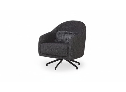Poltrona design soggiorno mobile lusso stile nero elegante lounge club