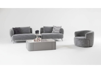 Set soggiorno di lusso 2 pezzi. Divano a tre posti Poltrona 3+1 Set divano comprendente divani