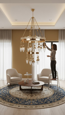 Lampadario lustrini lampada di cristallo lampade illuminazione lampada a soffitto lampada 110x225