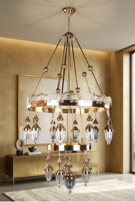 Lampadario lustrini lampada di cristallo lampade illuminazione lampada a soffitto lampada 110x225