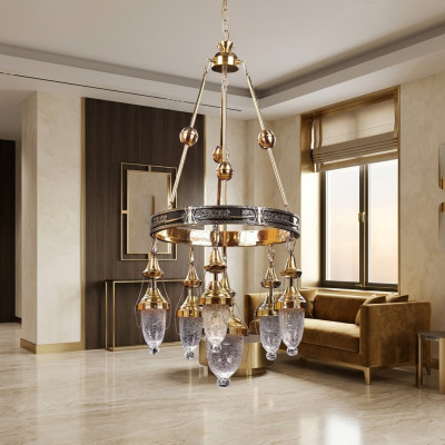 Lampada a soffitto lampadario lampada a sospensione Soggiorno Lusso Splendore Luce