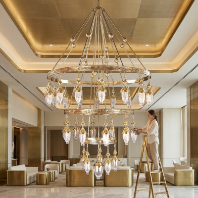 Lusso XXL lampada a soffitto lampada lampade lampadario soggiorno lampada 160x280