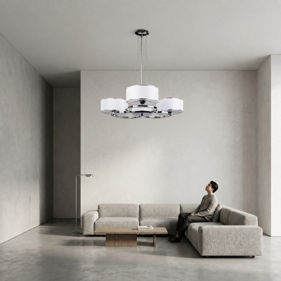 Plafoniera Lampada moderna Luce Soggiorno con lampadario di lusso