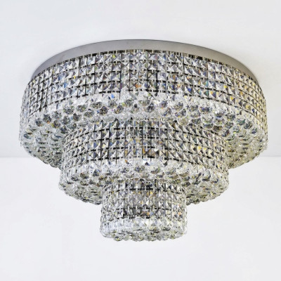 Sospensione Lampadario Lampada Lampada a cristalli Plafoniera Lampade 80x55
