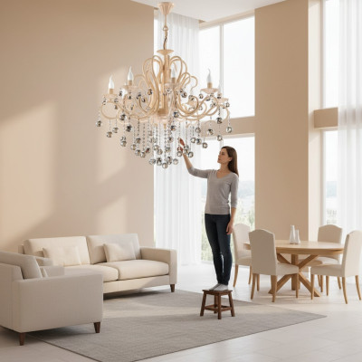 Stile antico lampada luce lampade rotonde lampadario 88x100  Stile antico lampada luce lampade rotonde lampadario 88x100