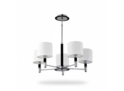 Plafoniera cromata Lampada da soggiorno elegante di lusso Lampada per camera degli ospiti.