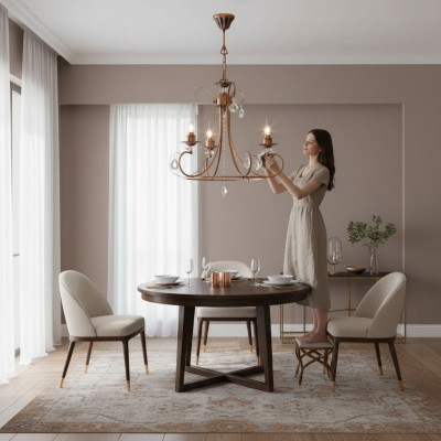 Lampadario in metallo lampada luci lampade lampadari lampada 60x70