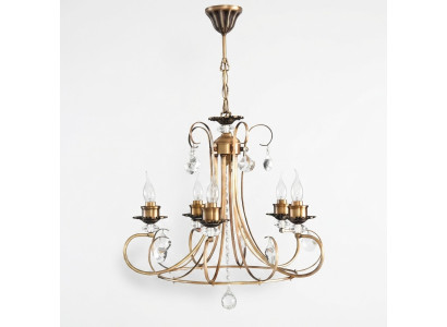 Lampadario a cristalli - Lampadario moderno per interni eleganti.