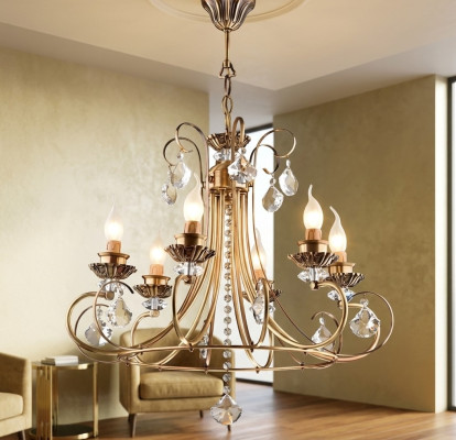 Lampadario moderno Lampadario a sospensione Lampadario in salotto lusso Nuovo