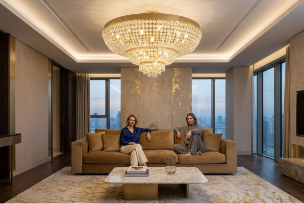 Sospensione lampadario lampada lampada a cristalli lampada a soffitto lampade 100x45