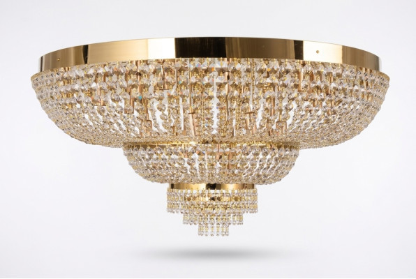 Sospensione lampadario lampada lampada a cristalli lampada a soffitto lampade 100x45