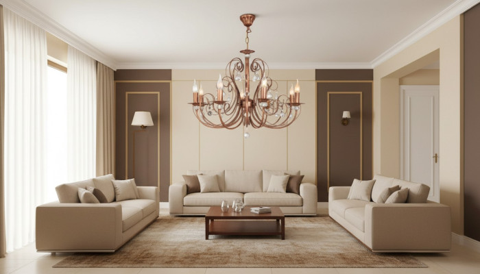 Lampadario moderno Lampadario a sospensione Lampadario di lusso 89x70 luci