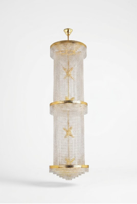 Sospensione lampadario lampada plafoniera lampade lampada cristallo 50x200