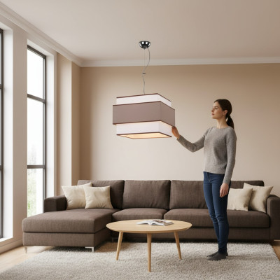 Lampada a sospensione moderna per soggiorno e sala da pranzo, lampada di lusso.