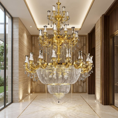 Lampadario lampada a sospensione ingresso soggiorno lusso lampada 360 cm