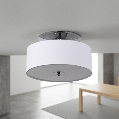 Plafoniera classica Lampadario Luce Oro Cristallo 40x25 cm