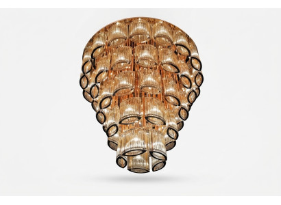 Lampada a soffitto moderna in oro per la casa soggiorno Nuova lussuosa per lo stile.