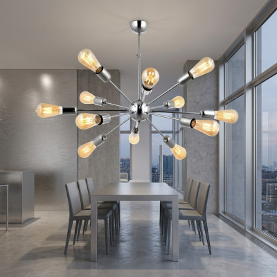 Lampada da soffitto soggiorno Lux Luster in vetro interno di casa nuovo stile