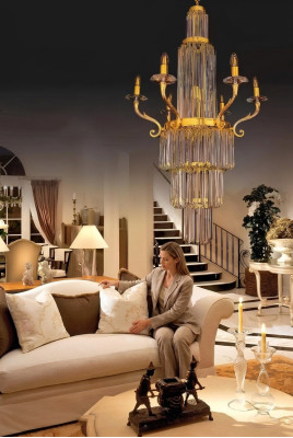 Lampadario moderno lampada a sospensione lampada da soffitto lusso lampadario foyer